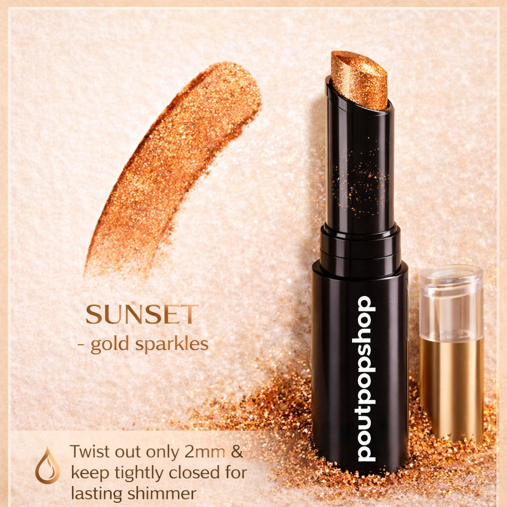 poutpopshop™ SHIMMER STICK + MULTI-USE FACE GLOW
