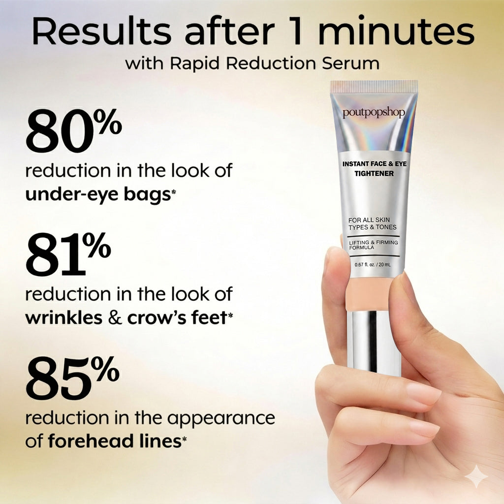 poutpopshop™ Instant Face Temporary Tightener – Instant visible results in 60 seconds
