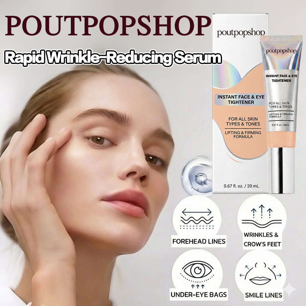 poutpopshop™ Instant Face Temporary Tightener – Instant visible results in 60 seconds