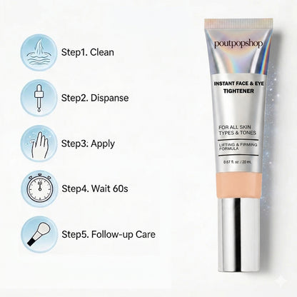poutpopshop™ Instant Face Temporary Tightener – Instant visible results in 60 seconds