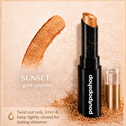 poutpopshop™ SHIMMER STICK + MULTI-USE FACE GLOW