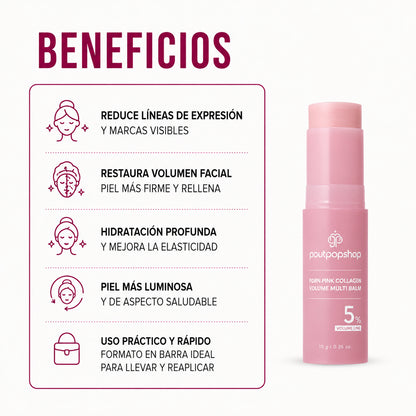 POUTPOPSHOP™PDRN Pink Collagen Volume Multi Balm
