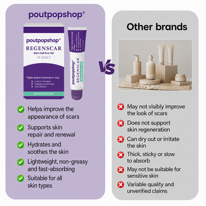 POUTPOPSHOP™ ReGenScar Stem Cell Scar Gel