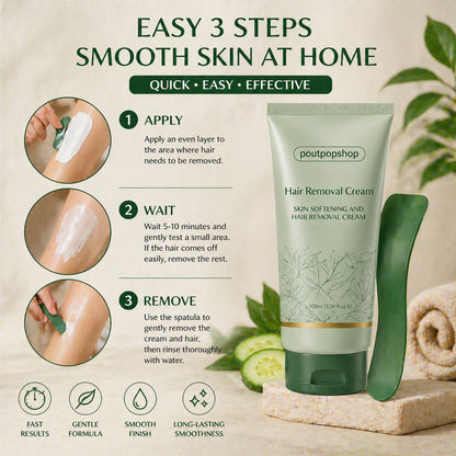 poutpopshop™ Hair Removal Cream for All Women & Men