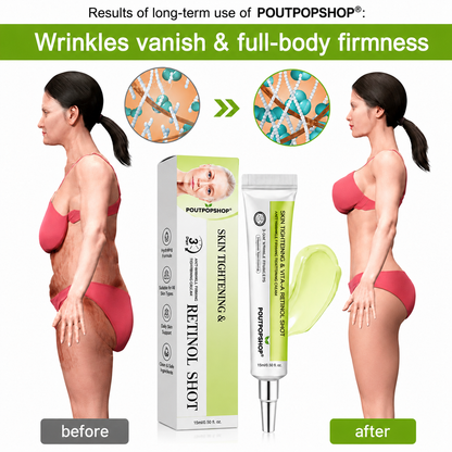 POUTPOPSHOP™ peptide-powered & Vita-A Retinol Shot Wrinkle-Lift Tightening cream - Last Day Promotion 70% OFF