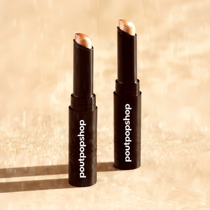 poutpopshop™ SHIMMER STICK + MULTI-USE FACE GLOW