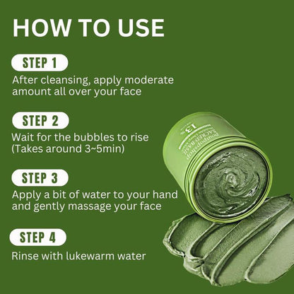 poutpopshop™  Sacred Basil Bubble Deep Mask